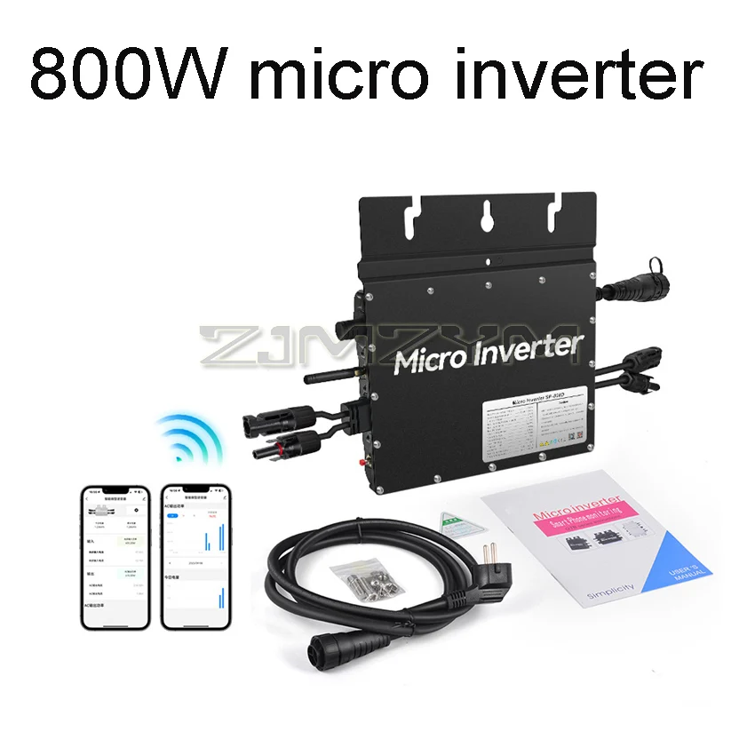 Micro Inverter SPD-800W Solar Grid Connected Inverter IP67 Household Balcony Small Power Station 14 X 2A input current