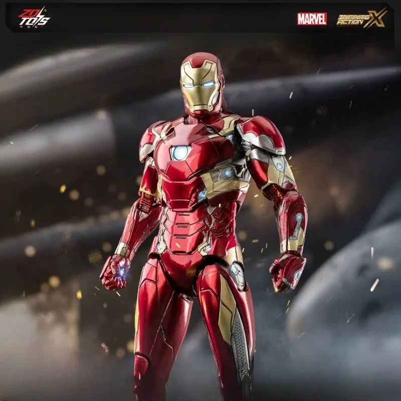 

ZD Toys Iron Man Series MK46 Marvel Joint Movie Action Figure Dolls Iron Man Action Figurines Movie Statue Model Collect Gift