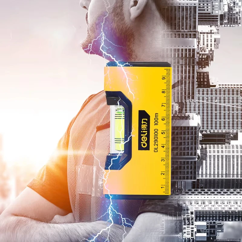 100 مللي متر قياس مستوى صغير عالي الدقة مقياس رقمي أفقي طول قياس القدرة أداة مستوى فقاعة الروح