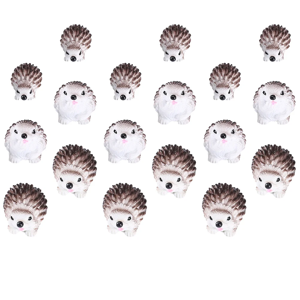 

18 Pcs Hedgehog Figurines Hedgehog Resin Statue Bonsai Decoration Micro L nament Garden DecorHedgehog Figurines