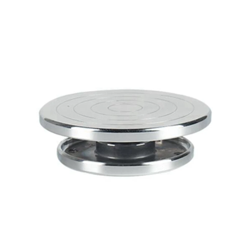 

Promotion! 20Pcs 12/15Cm Double Face Use Aluminum Alloy Turntable For Ceramic Clay Sculpture Platform Pottery Wheel Rotating Too