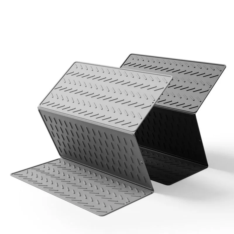 Foldable Silicone Drain Pad Drying Mat Pots Dish Drain Mat For Kitchen Tableware Waterproof Heat Resistant Non-Slip Mats Pad