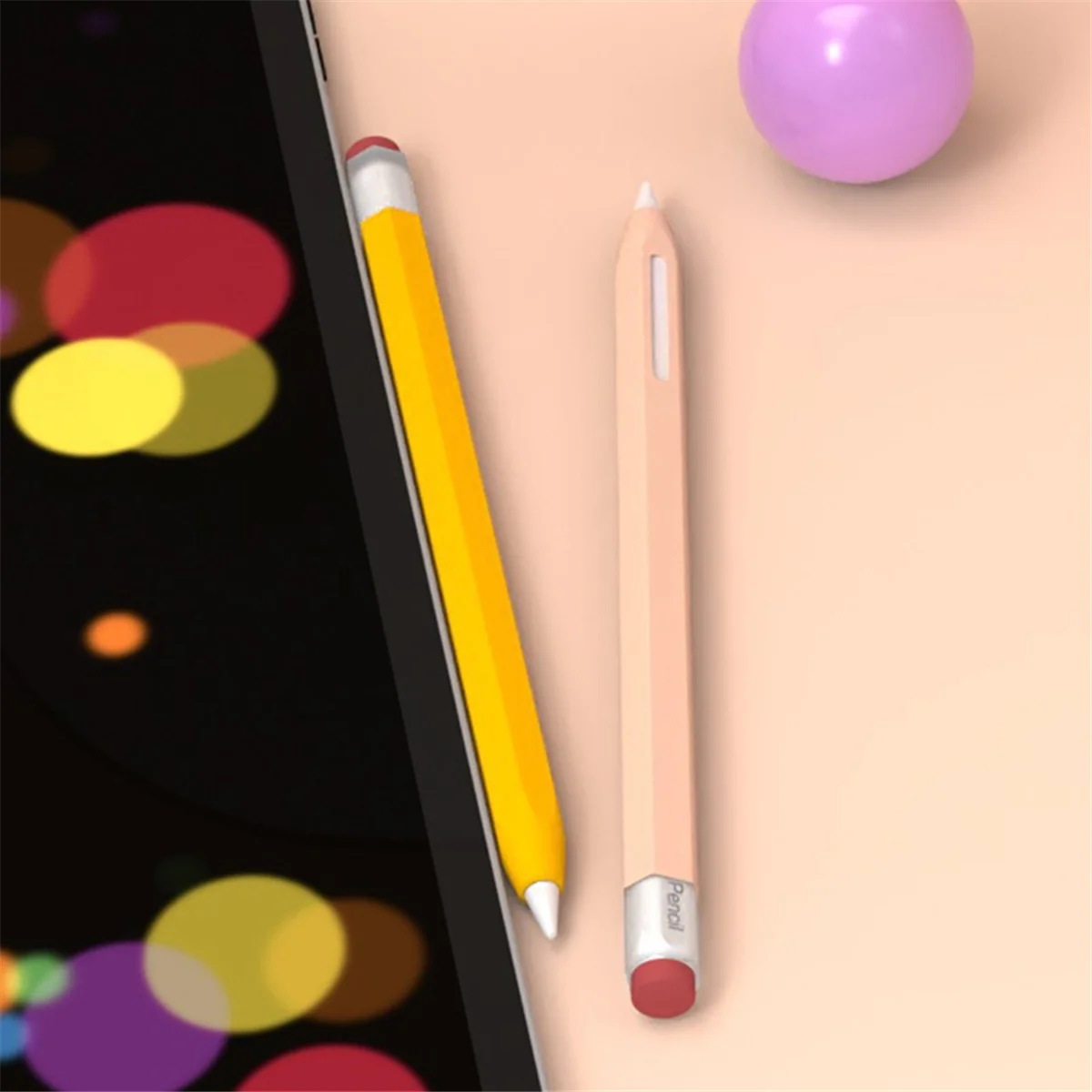 Per Apple Pencil 1 Custodia protettiva in silicone morbido Custodia protettiva per iPad di prima generazione per Apple Pencil Case C