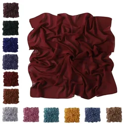 90*90cm Headwrap Bubble Pearl Chiffon Square Scarf Muslim Hijab Women Plain Kerchief Bandanas Opaska na głowę Szaliki Turban