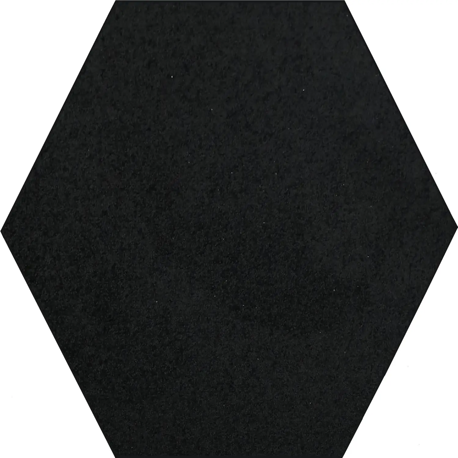 

Pet Friendly Solid Color Area Rugs Black - 7' Hexagon, Indoor, Stain & Fade Resistant, Perfect for Living Room, Bedroom,