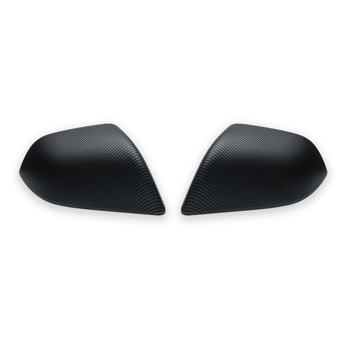 For Tesla Model Y Model 3 Highland Side Door Mirror Caps Side Mirror Caps Reverse Mirror Caps,Matt Carbon Fiber Pattern