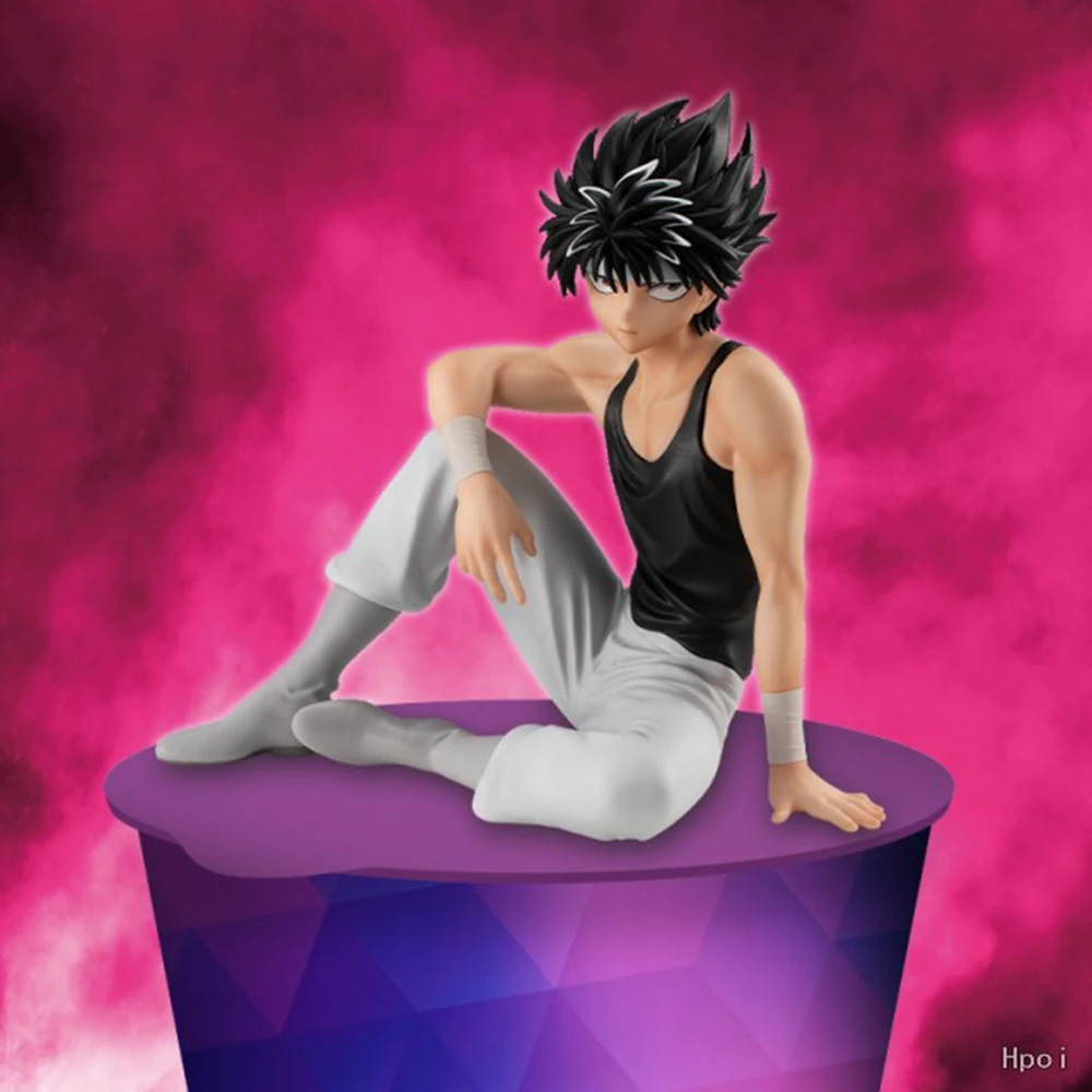 8,5 CM AnimeYu Yu Hakusho Hiei Tenohira figura Kurama postura sentada tapón de fideos figura modelo muñeca de juguete figura Aciton