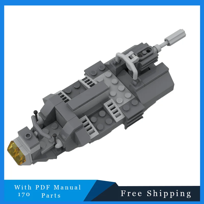 170 個スターバトルシリーズクリエイティブグレー航空機技術レンガビルディングブロックモデル子供組立おもちゃフェスティバルギフト
