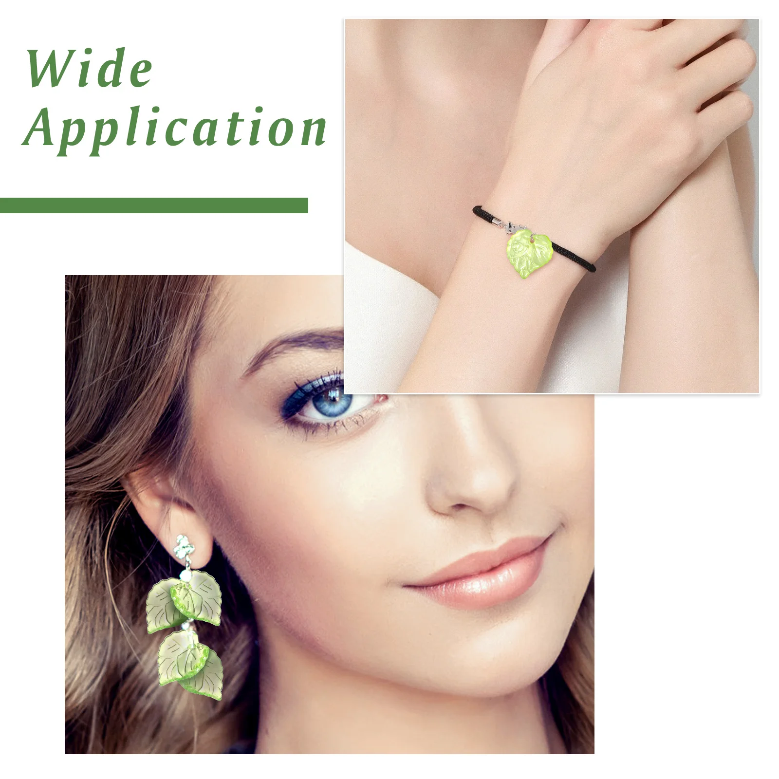 200 Stuks Acryl Blad Oorbel Hangers DIY Oor Sieraden Accessoires Handgemaakte Oordruppels Sleutel Ornament Decoraties Oorbel Hangers