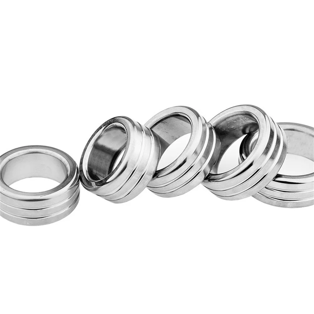 5 Sizes Metal Cock Ring Sex-Toys For Men Penis bondage lock Delay Ejaculation Penis Rings Weight Cockring Sex Toys For Adults