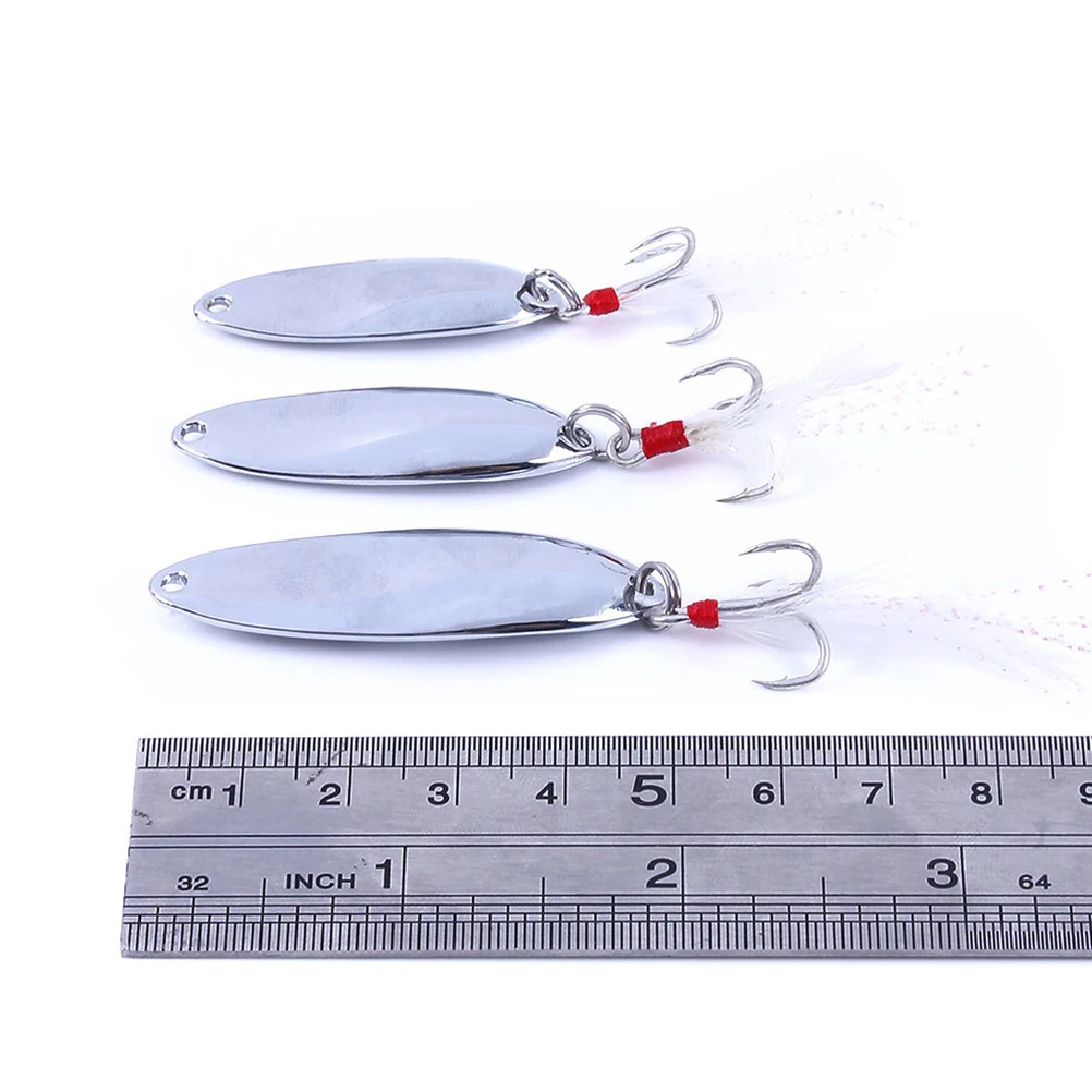 

3 Pcs Bait Tackle Fishing Attractor Baits Lures Trout Seuiqns Fishing Bait Reusable Long Term Hard Soft Material Metal Hook