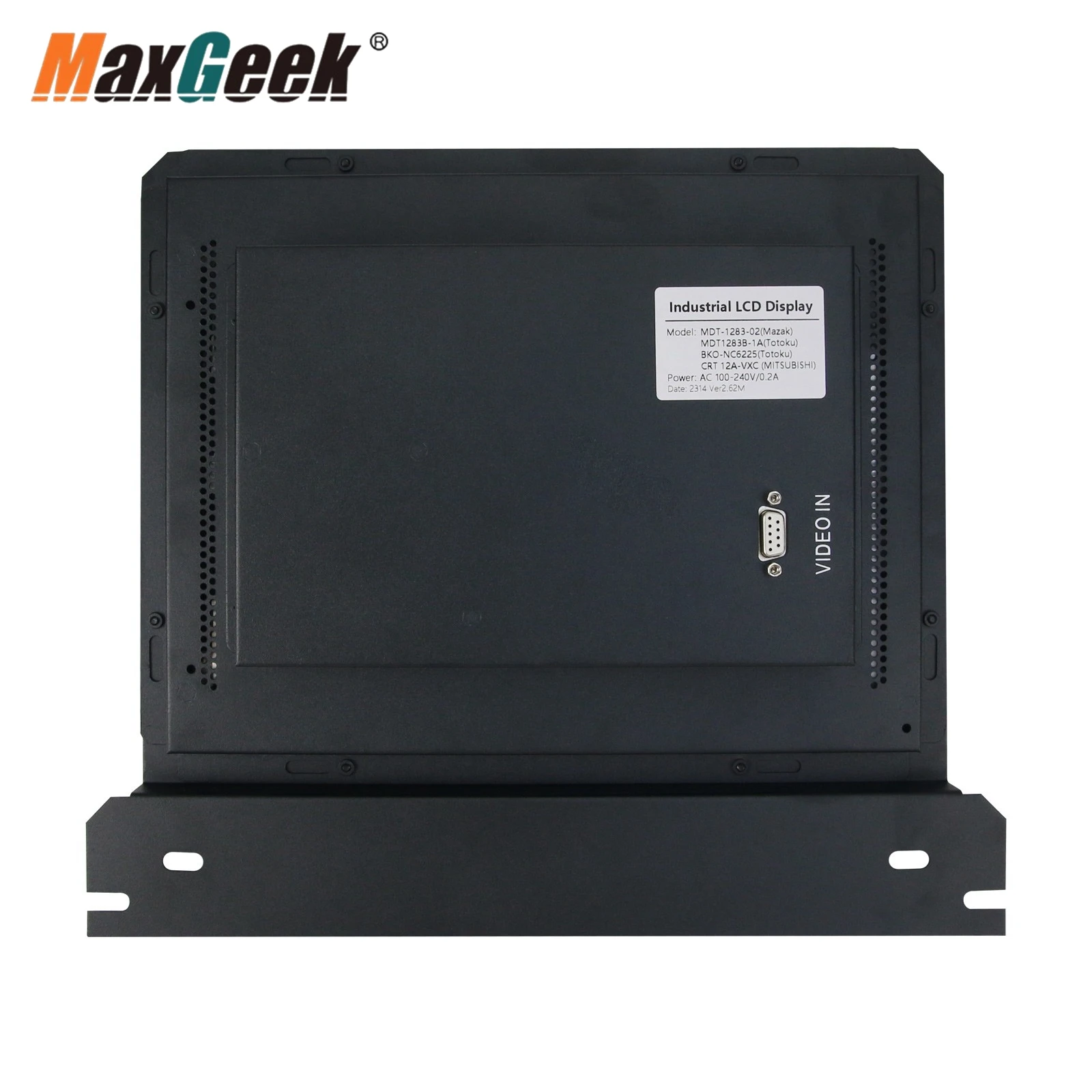 Maxgeek MDT-1283-02 (MDT1283B-1A) Monitor CNC LCD schermo di visualizzazione del Monitor CRT ambra monocromatico da 12 pollici per Monitor Mazak