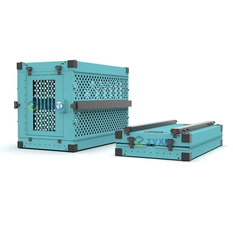 

Impact Alu Strong German Shepherd XL Large Aluminum Collapsible Dog Travel Crate Extra Large Folding Animal Cage