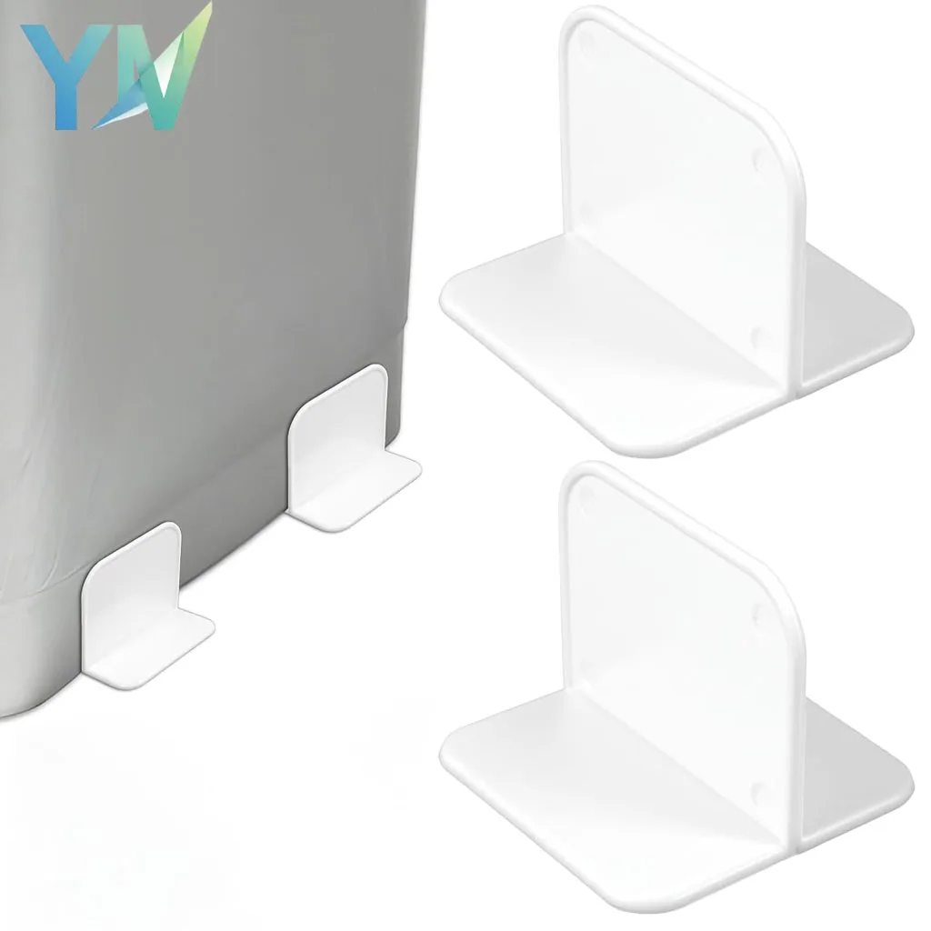 Multi Purpose T Shape Shelf Brackets Furniture Anti Tipping Device No Drill Needed Connectors for Shoe Cabinet Bookcase