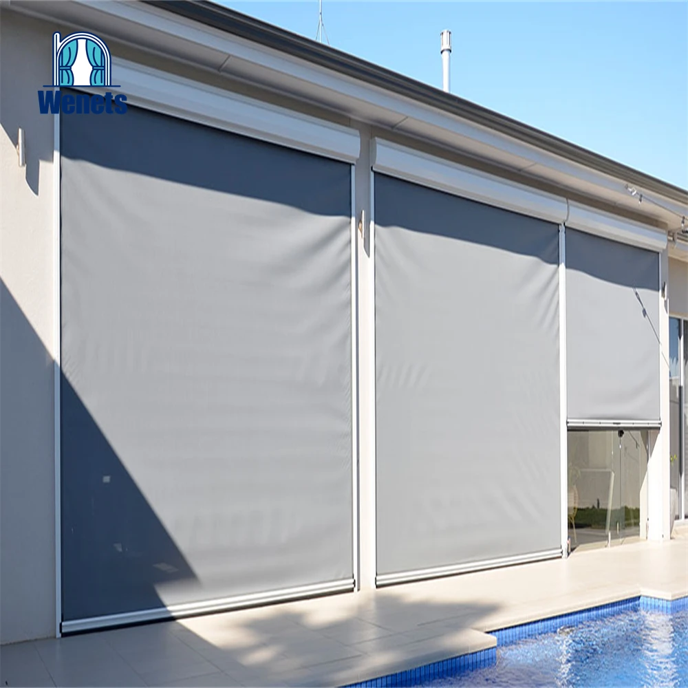 

Waterproof & Windproof Exterior Blackout Roller Curtains
