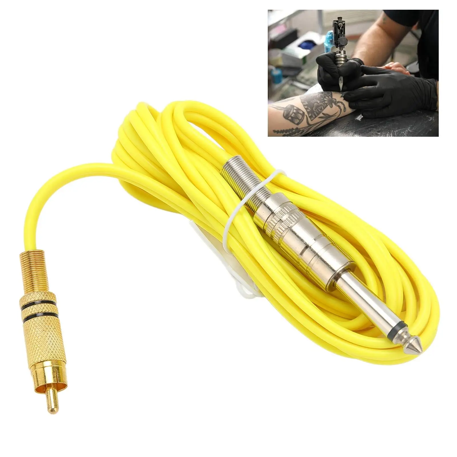 Professional Flexible Silicone Clip Cable for tattoo Machines - Durable Hook Line Accessories