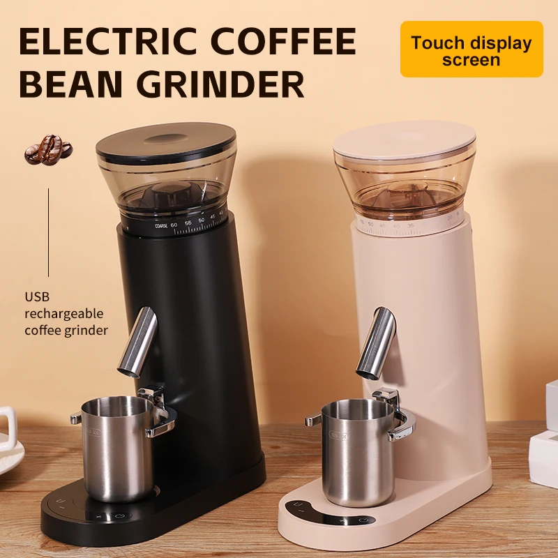 

New electric household Timere Burr concentrated coffee bean grinder Commercial coffee bean grinder with 60 precise settings