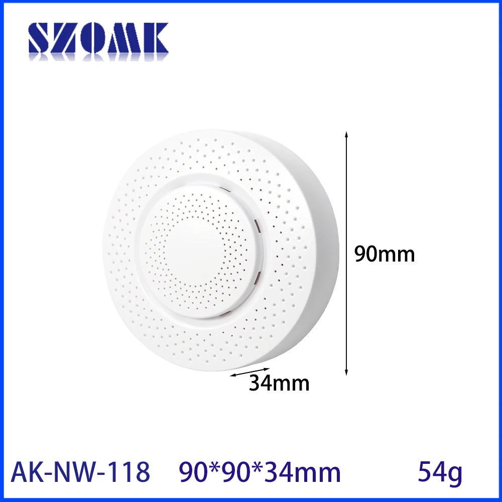 SZOMK 90*34mm Abs Project Box Plastic Enclosure Custom Pcb Enclosure Temperature And Humidity Sensor Housing