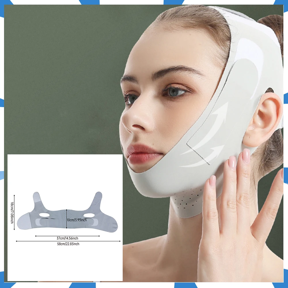 Face Bandage Beauty Sculpting Sleep Mask V-Face Mask Straps Lifting Firming Facial Shaping Skin-friendly Comfortable