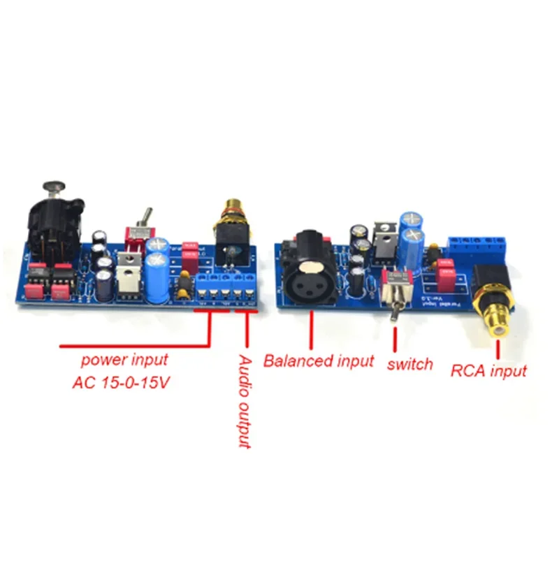 Dy-001 2 uds Ssm2141 señal XLR equilibrada a RAC desequilibrado placa amplificadora de potencia de un solo extremo máquina Hi conversión tablero terminado