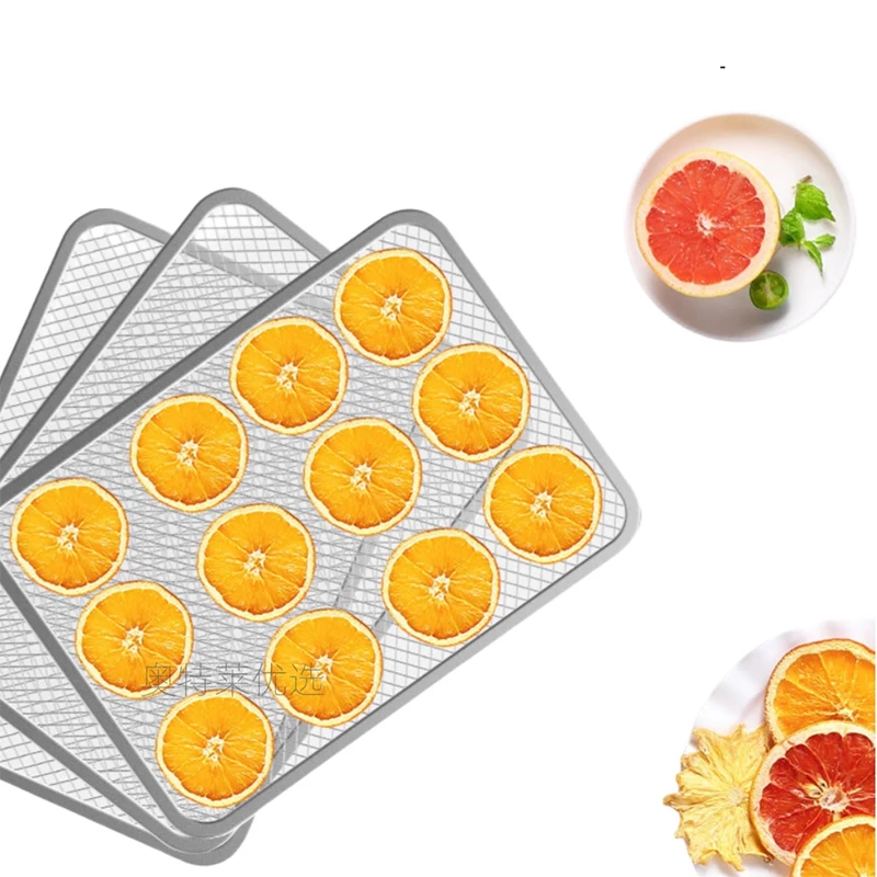 6-Tier High-Capacity Home Food Dehydrator, 220V Stainless Steel Fruit Dryer, DIY Pet Treats, Fruit, Vegetable, and Meat Dehydrat view 6