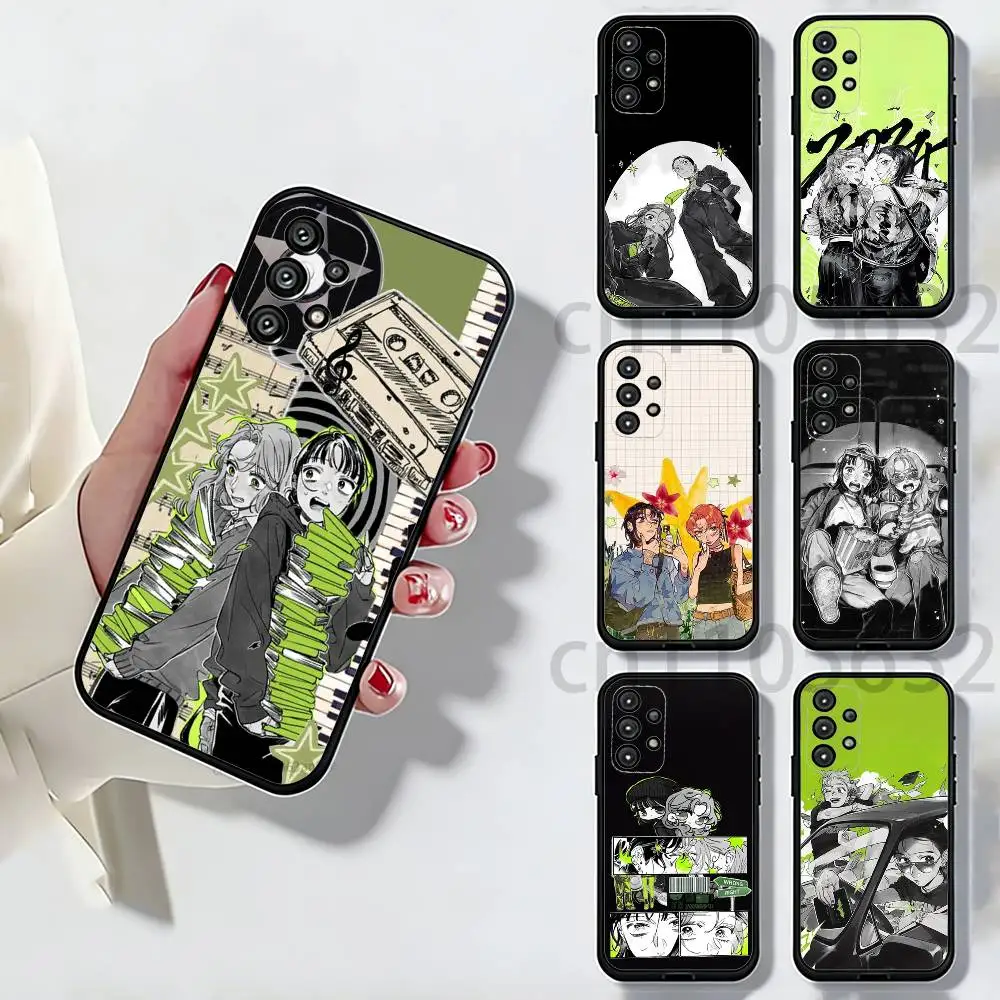 Capa de Telefone Aya Osawa Mitsuki Koga MitsuAya para Samsung Galaxy A13,21s,22,31,32,52,53,71,80,A91 Soft Black Shell