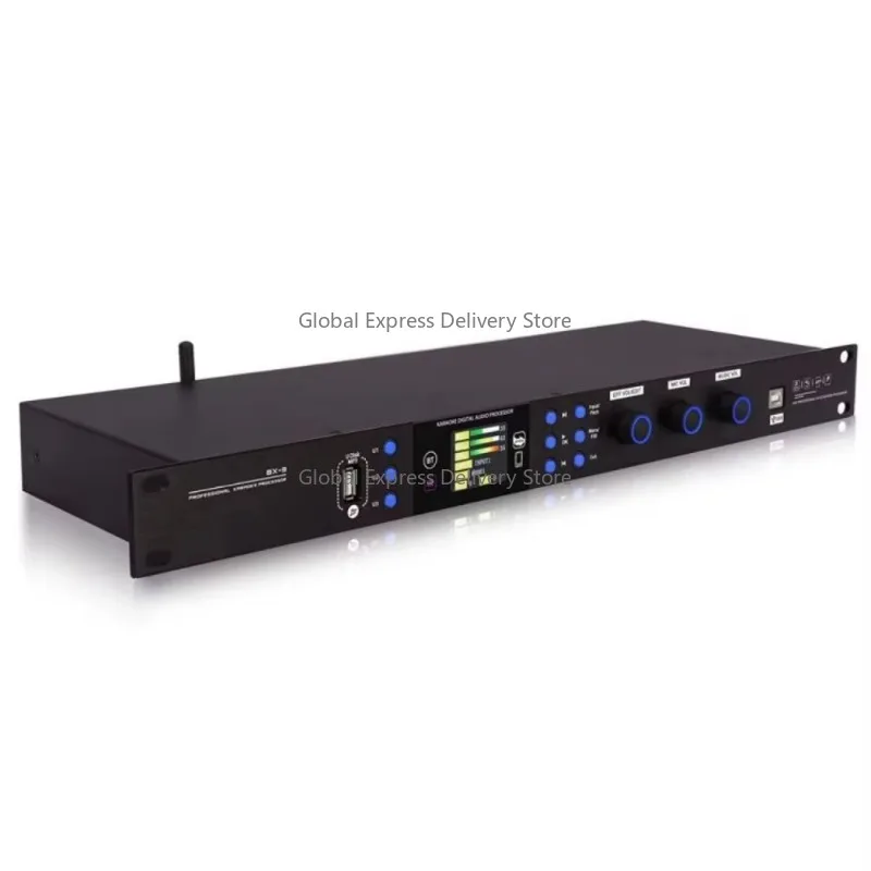 Professional KTV Front Effector – Pure Digital Audio Processor for Professional Sampling Sound Equipment