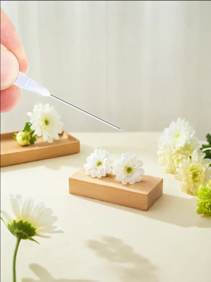 

50pcs Medical pronged needles open edge cupping and blood-staining needles acne needle clearing tools