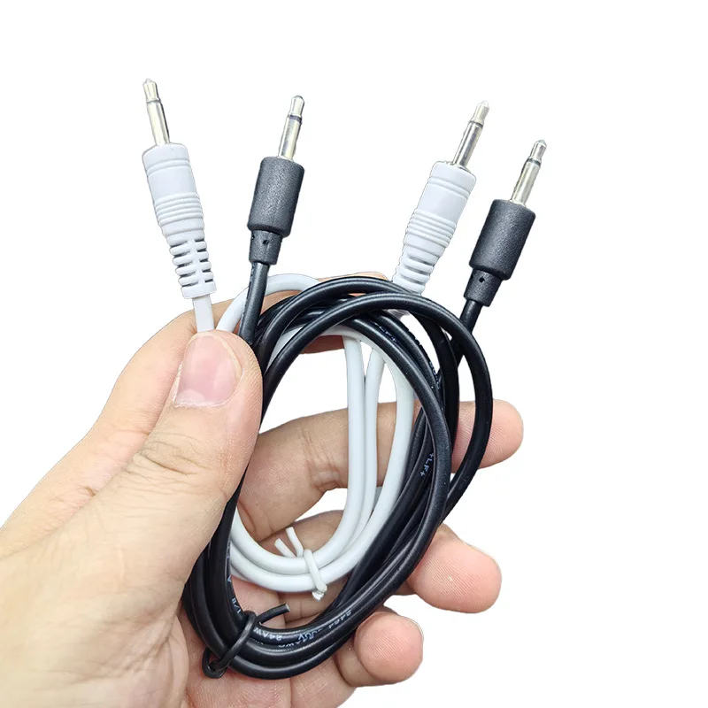 

2pcs Modular Patch Cables For Synthesizer Male To Male 0.5M 1M Mono Connection Wires Stable Signal Transmission Durable Dual