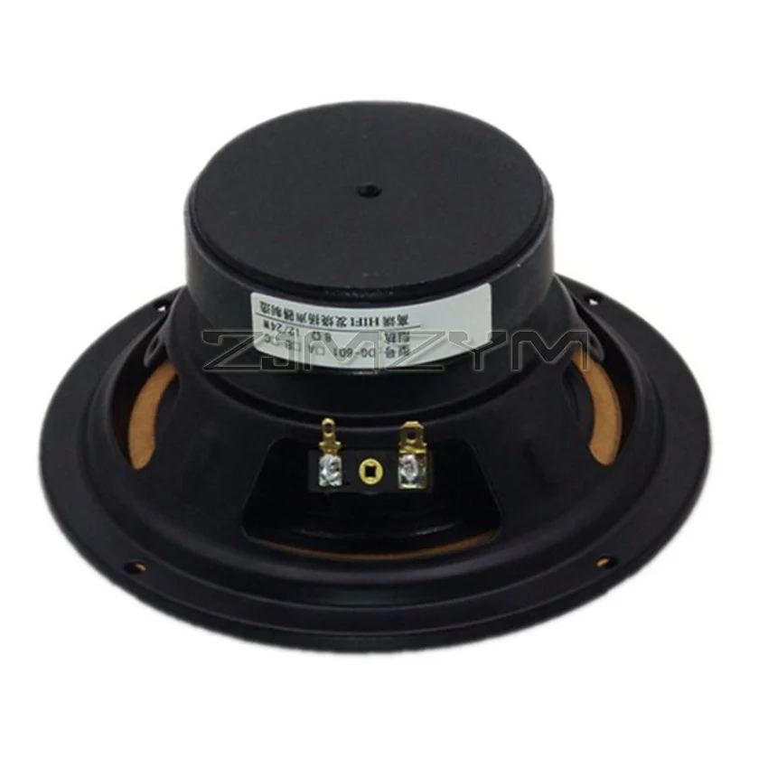 1 Pieces  6.5\'\' Full Frequency Speaker Driver Unit Referrence to Diatone P-610S Leather Suspension 4/8ohm 12W/25W Max