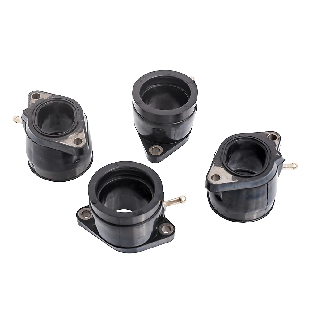 Motorcycle Carburetor Manifold Adapter Rubber Carb Flange Intake Boots for Yamaha YZF600R Thundercat 1995-2007