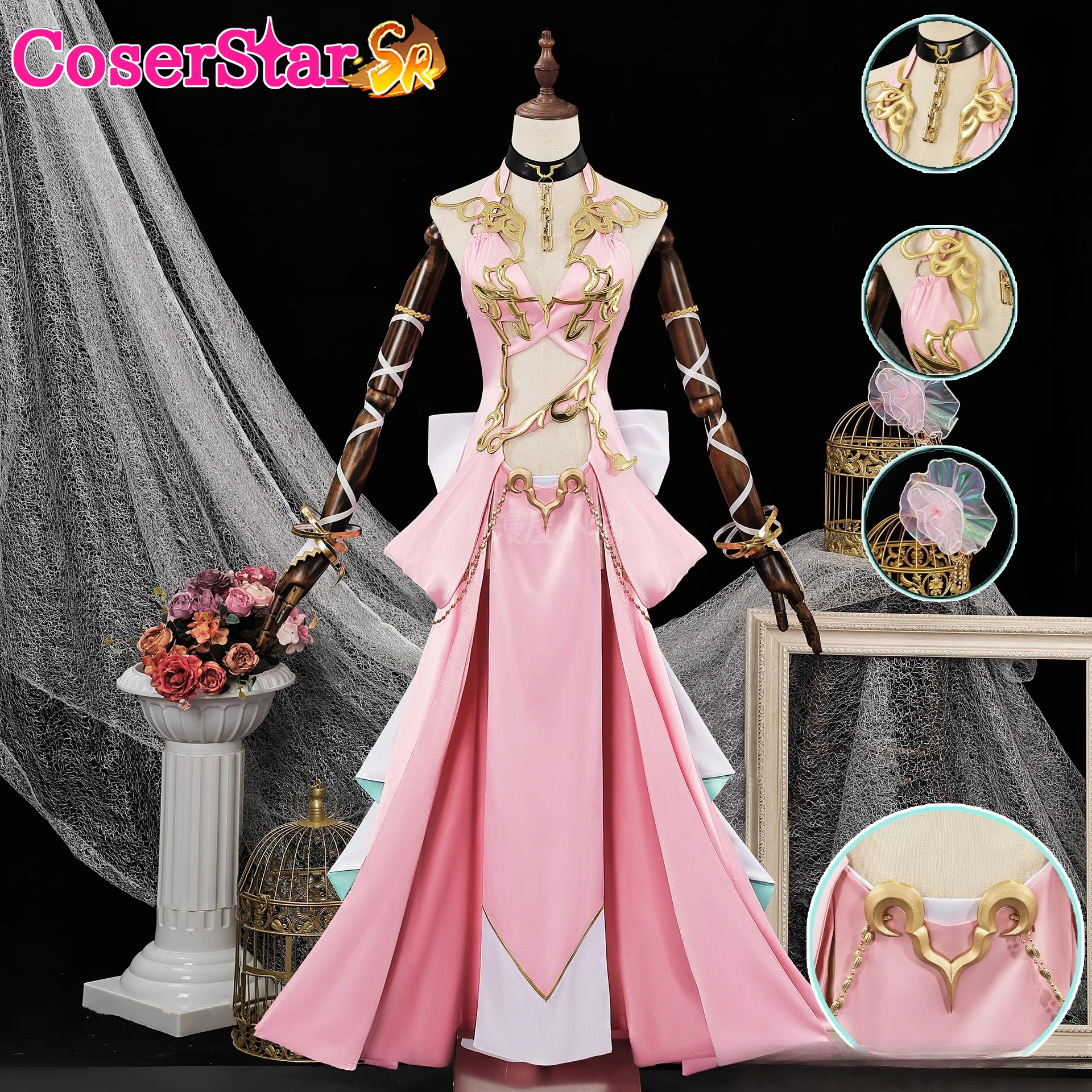 

CoserStar-SR Code Geass Lelouch of the Rebellion C.C CC Cosplay Costume Dress Role Play Outfit Halloween Party Uniform