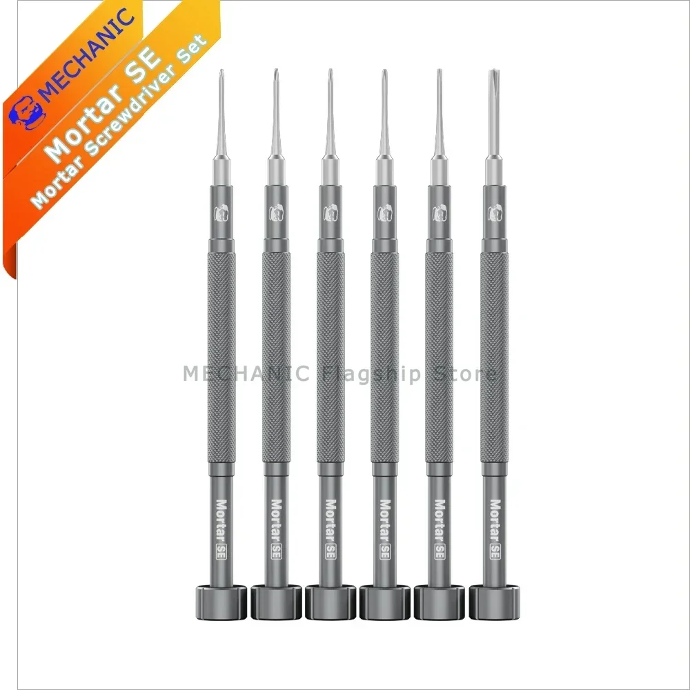 MECHANIC Mortar SE Screwdriver Set 6 in 1 Magnetic S2 Steel Screwdrivers Precision Extra Hard Quick Disassemble Repair Tools Kit