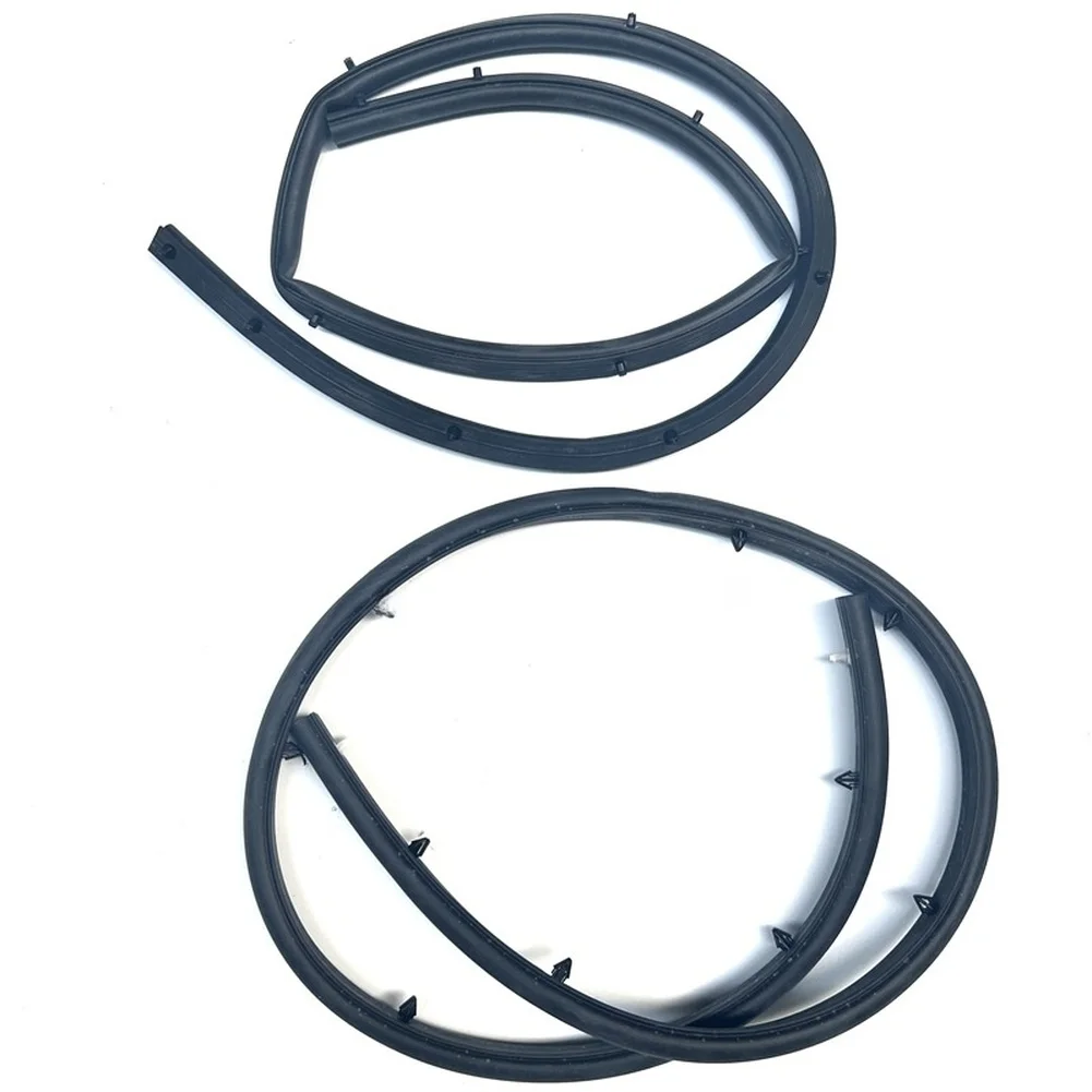 2pcs Front Hood Rubber Seal for Mitsubishi For Pajero For Montero For L200 Black Sealing Strip OEM 5902A187 5902A188