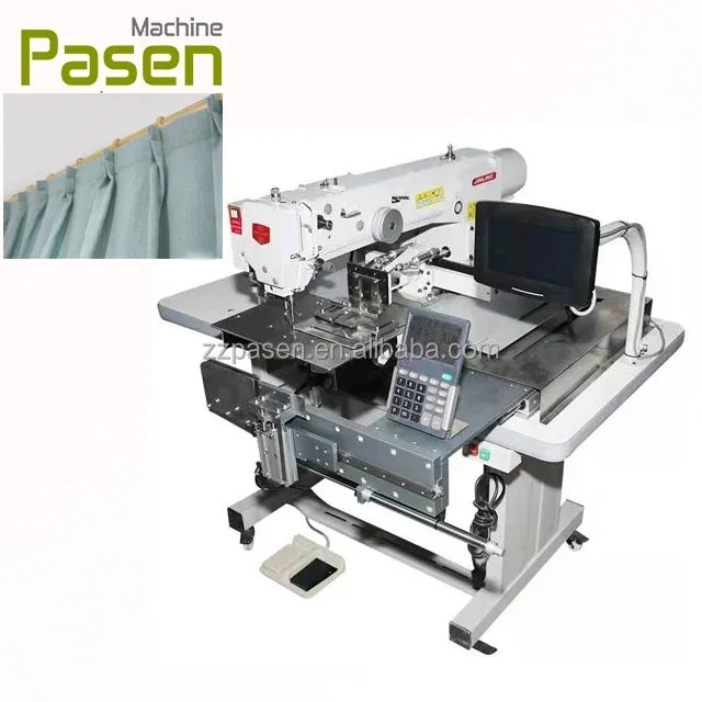 Multifunction curtain tape making machine for pleating fabric