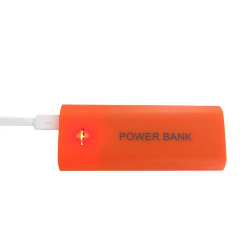 USB Power Bank Caso Carregador de Bateria, Caixa DIY para Telefone, Carregamento Eletrônico Não Incluindo Baterias, 5V, 5600mAh, 2X, 18650