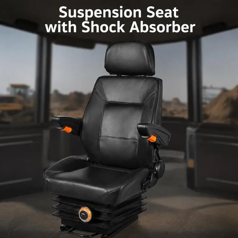 Siège de tracteur avec suspension
