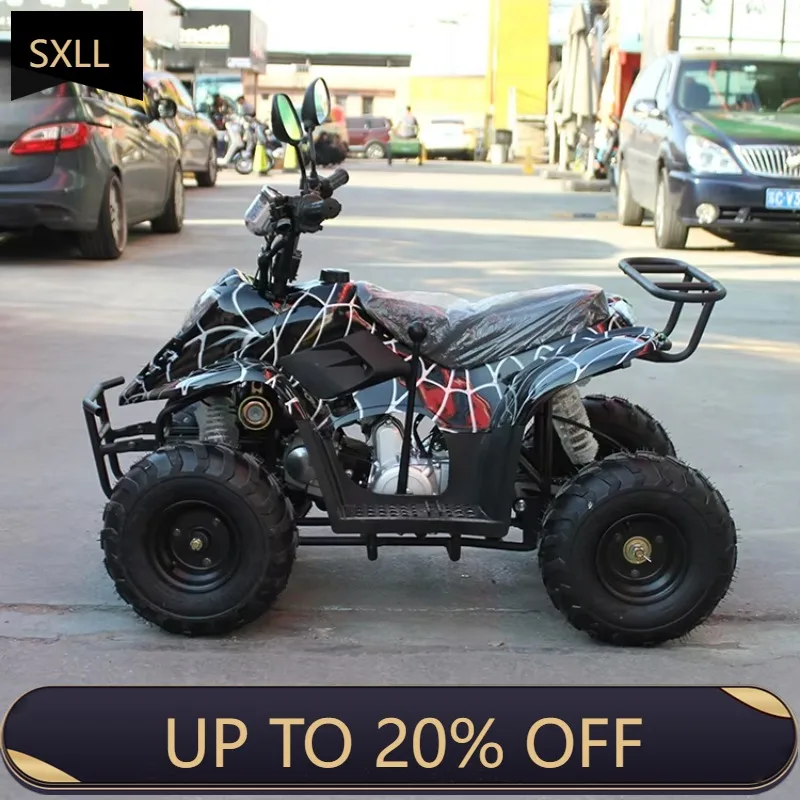 

SXLL Chinese factory designs electric start 4-stroke chain drive cheap quadrangle 110cc all-terrain vehicle for sale