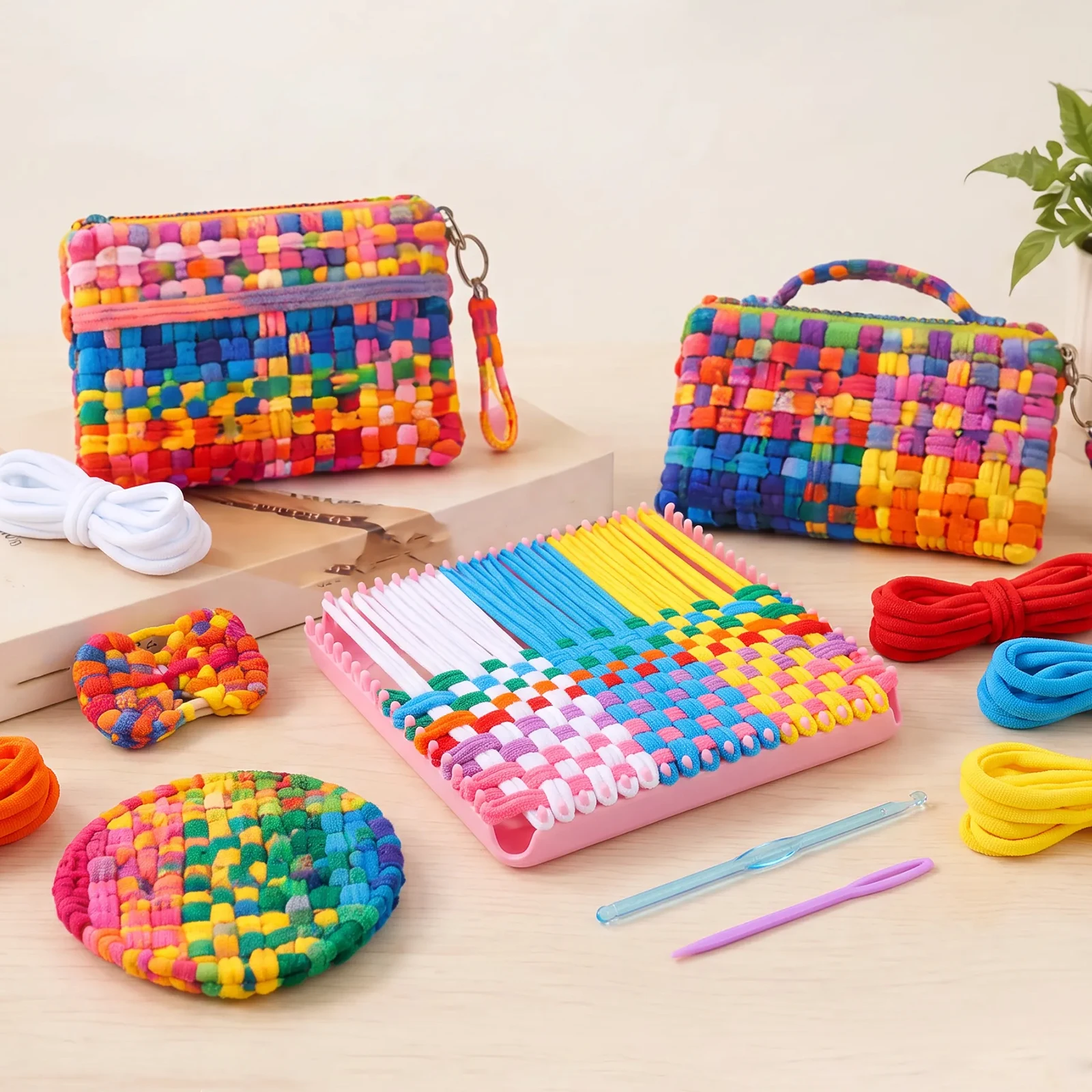 Weaving Loom/Elastic Rope Kit - Art Craft Easy ulasan dan harga