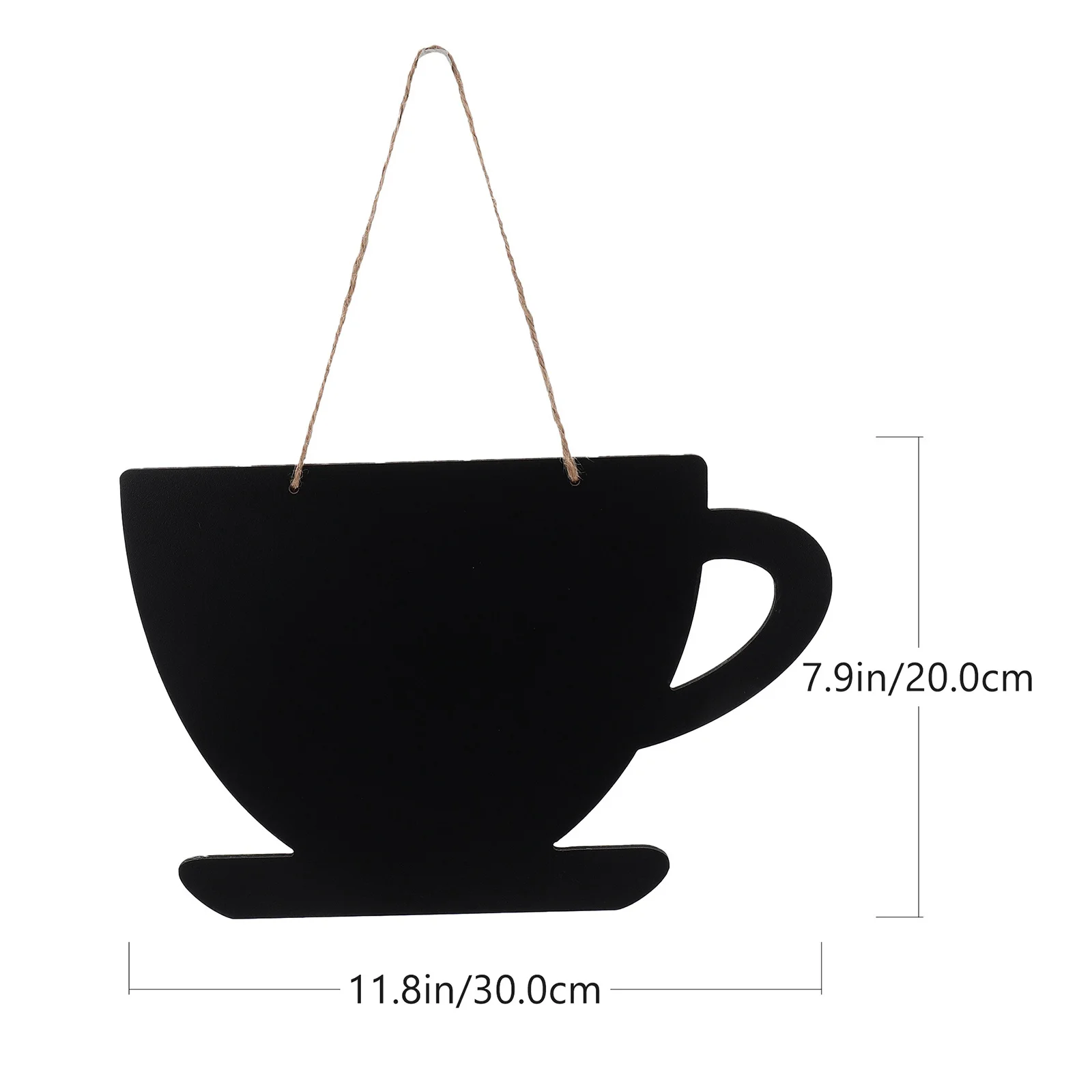 Pizarras colgantes, tablero de mensajes de madera, Material, fácil escritura, limpieza, diseño de cordón, exhibición decorativa, 1 Uds.