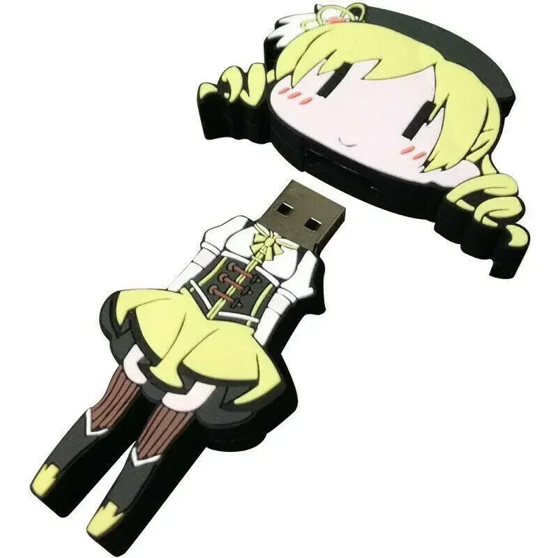 Japan Anime Puella Magi Madoka Magica Tomoe Mami Cosplay USB Stick Flash Drive Memory Stick Storage Cosplay Props Accessories