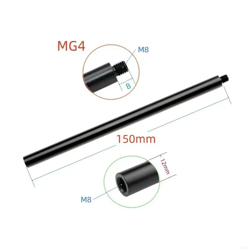 Đầu nối bằng nhôm QX2B mở rộng thanh Mount Rod Light Weight Extension Poles cho khung đèn cắm trại ngoài trời