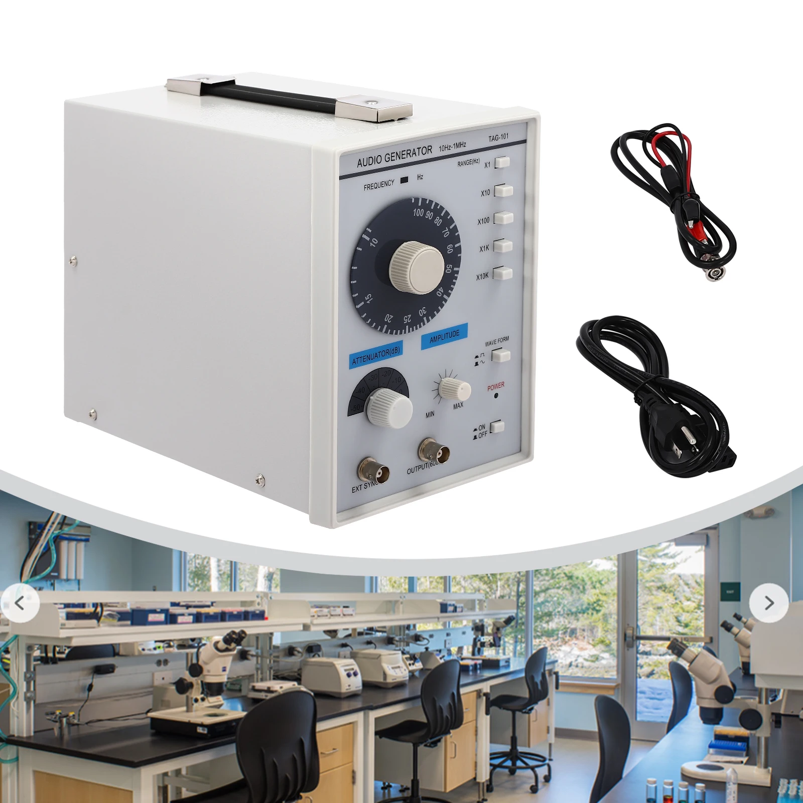 [Professional Signal Generator] Upgraded Low-Frequency Signal Generator - Metal For Electronic Testing - High Precision Durable