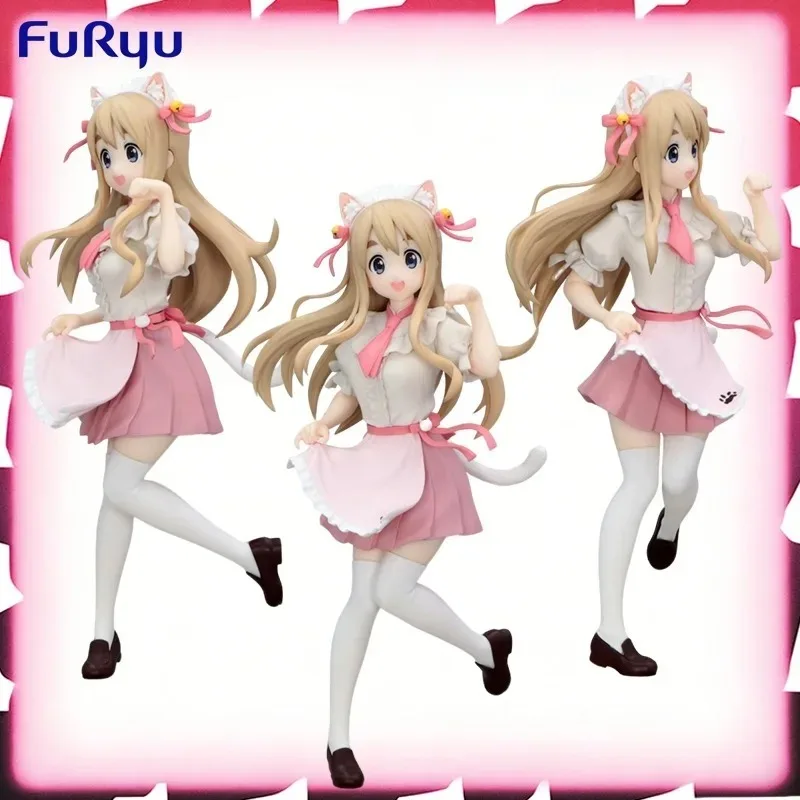

Original Authentic in Stock FURYU K-ON! Trio-Try-iT Kotobuki Tsumugi 22cm PVC Cat Ear Maid Prize Figure Doll Model Ornament Gift