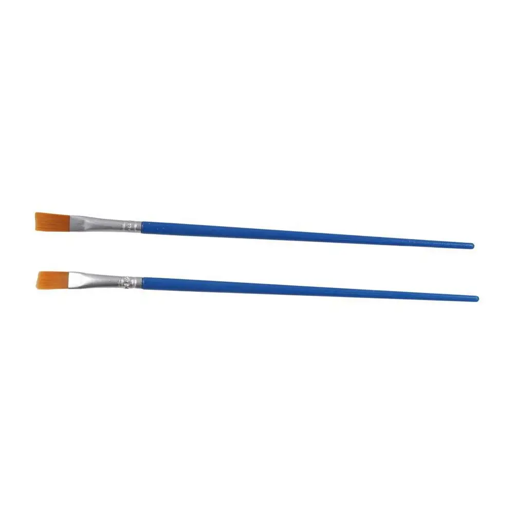 

100 Pcs 100 Pcs Nylon Hair Paint Brushes Set Flat Art Oil Painting Brushes Ceramic Pointed Painting Supplies Watercolor
