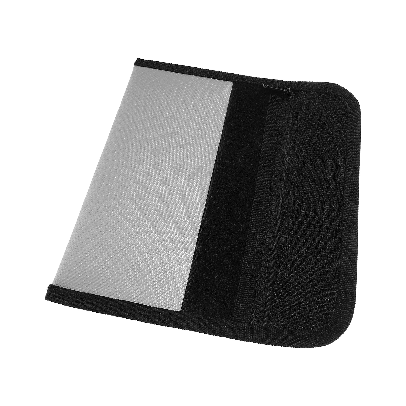 

Fireproof Document Bag Silicone Fiber Fabric Waterproof File Organizer Large Capacity Zippered Receipt Container