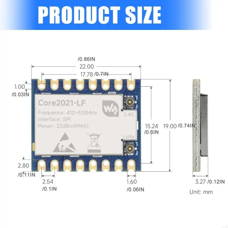 LR2021 Base WAN Module Double Frequency Long Ranges Wireless Module For Industrial Projects F19E