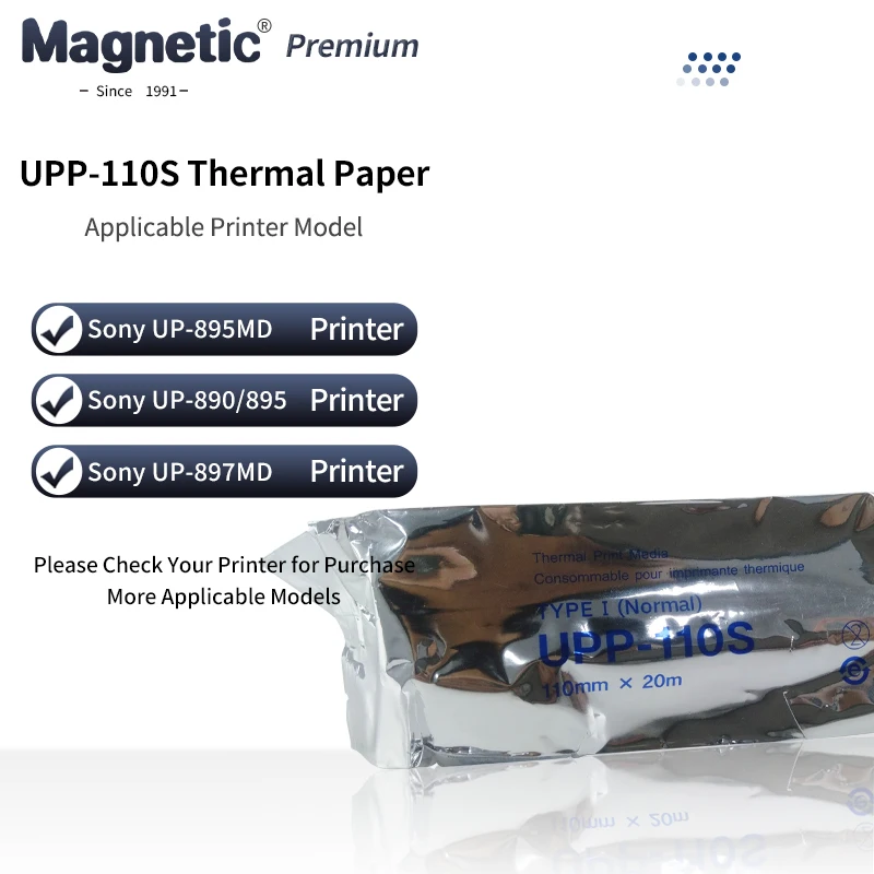 

10 Rolls UPP-110S Compatible Thermal Printing Paper Roll Ultrasound Paper For Sony UP-890 UP-895MD UP-D895 UP-897MD Printer