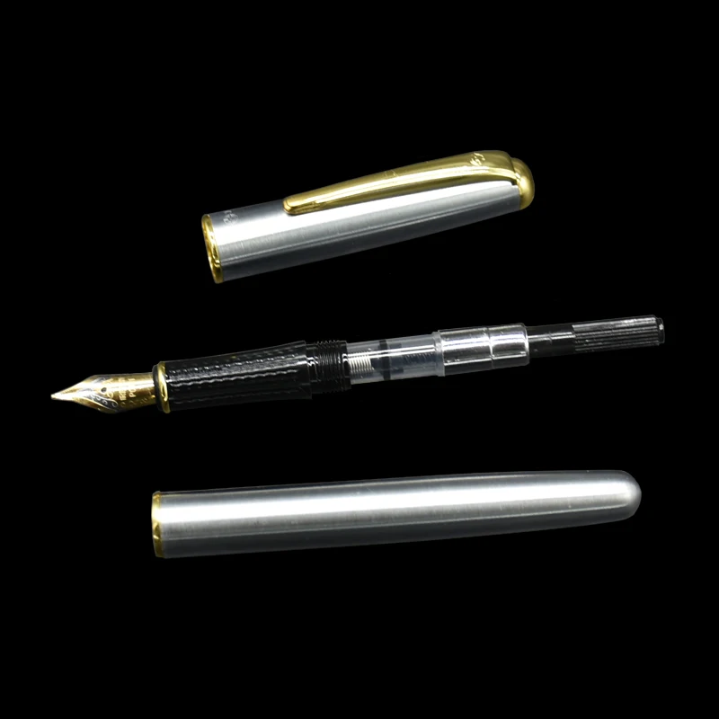lassical Stainless Steel Fountain Pen Converter Calligraphy Pens for Writing Drawing Journal Business Gift Pens