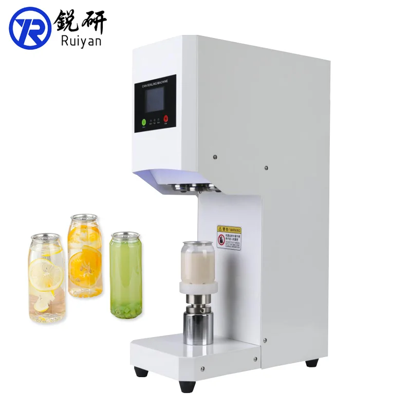 Aluminum Cups Disposable Bubble Tea Equipment Sertisseuse Boite Conserve Manuel Bubble Tea Equipment Automatic Sealing Machine
